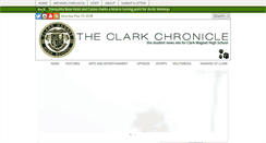 Desktop Screenshot of clarkchronicle.com