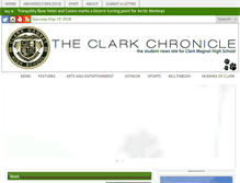 Tablet Screenshot of clarkchronicle.com
